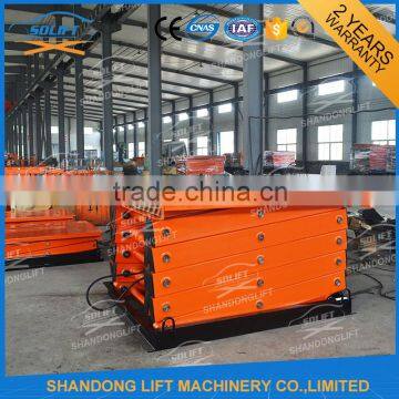 scissor working platform for warehouse