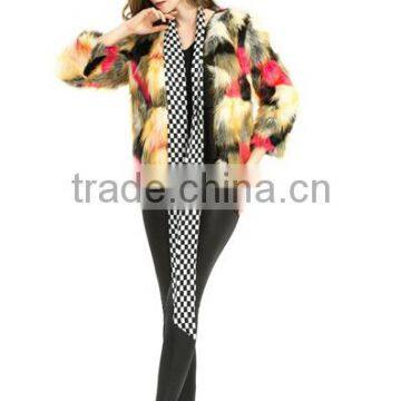 Mink Fur Coat Women Made in China Faux Fur Coat photo-6