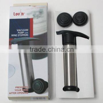 wine vacuum pump with stopper