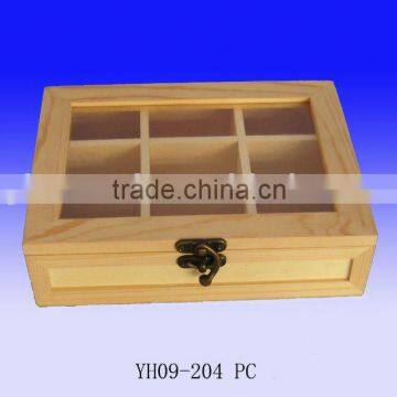 promotional wooden tea box/tea packing box