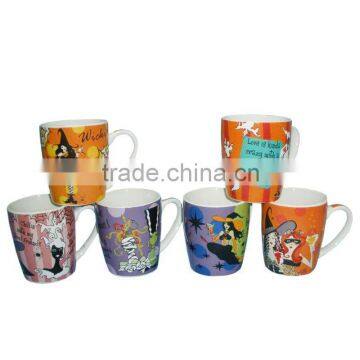 Wholesale ceramic beautiful novelty coffee cup