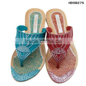 Alibaba china 2015 newest flower flip flop sandal factory low price summer flip flop cheap comfortable women EVA flip flops