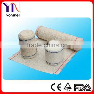 elastic crepe bandages with blue lines CE FDA Certificated Manufacturer