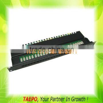 19" UTP RJ45 1U CAT3 25-port patch panel