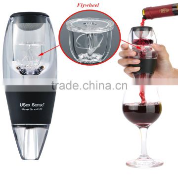 Excellent Bar Set New Design Wine Aerator Decanter with Flywheel