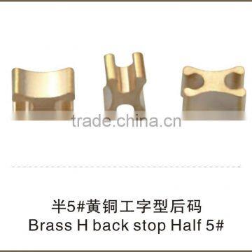 Brass H Bottom Stopper No.5 zipper garment accessories stop zipper