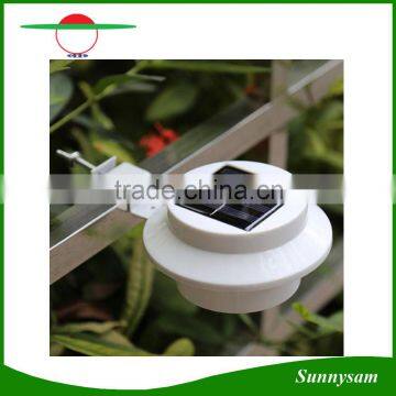 Solar Power LED Clip on Light Waterproof Outdoor Lighting Products Solar Powered Fence Mount Light