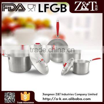 New product sanding aluminum french fry pot with silicon handle