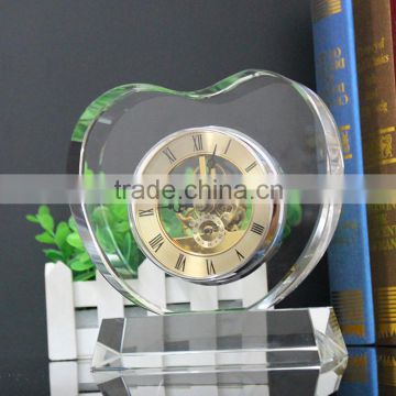 wholesale heart shape calendar large radium wall clock