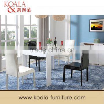 Glass Top Dining Table With MDF Frame Extendable Table A1804#