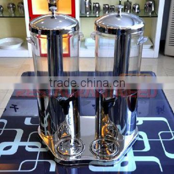 C096 Double Stainless Steel Juice Dispenser