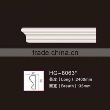 HG8063 polyurethane decorative foam moulding for home interior decoration