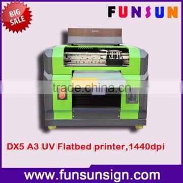 High quality best price 1440dpi A3 UV flatbed printer for printing phone case