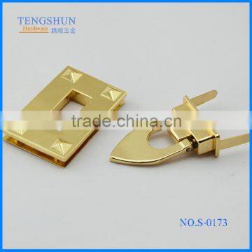 High Quanlity Zinc Alloy Decorative Twist Lock for Purse Hot Sale Metel Bag Parts Wholesale photo-4