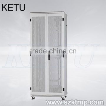 indoor gray server equipment cabinet