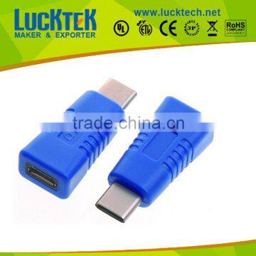 USB3.1 Adapter, TYPE C to USB2.0 Micro Female adapter plug with OTG.