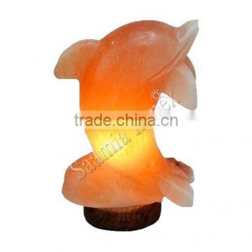 Beautiful Himalayan Salt Lamp Dolphin