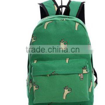 Green Durable Backpack for Daily Use