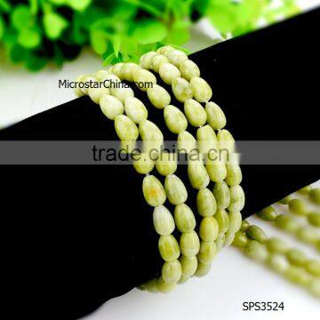 wholesale 2016 new fashion DIY waterdrop 6*9mm string light green beads for jewelry making