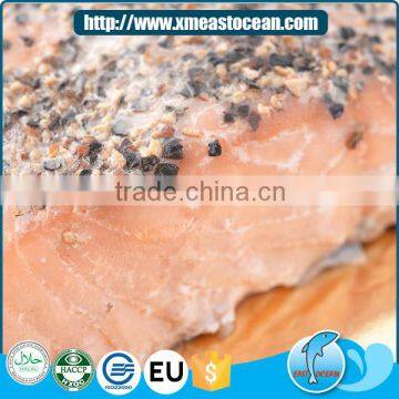 Best quality chile salmon material frozen smoked pink salmon cut