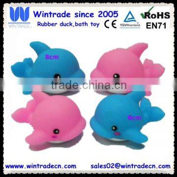 6CM 8CM small medium whale floating toy pvc vinyl animal