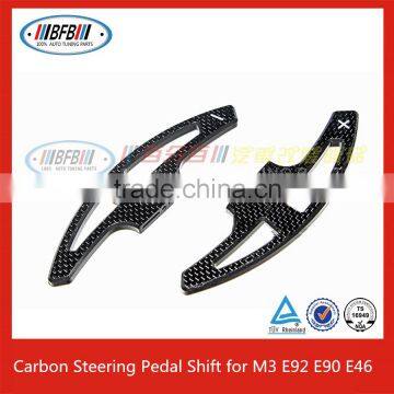 Carbon Fiber Steering Pedal Shift for BMW M3 E90 E92 E46 steering paddle shifters