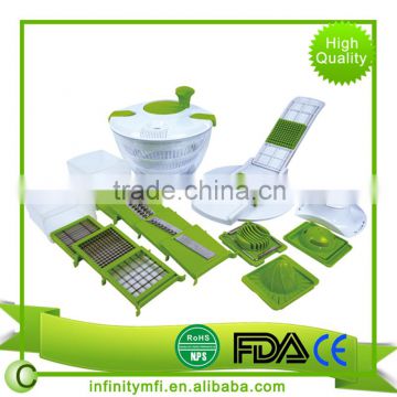 2016 Professional Salad Maker Salad Spinner Food Processor