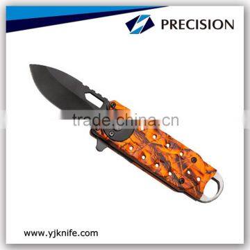 Red camo aluminum handle knife Adventure Pocket Knife