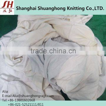 Manufacturers price White 100% cotton wiping rags