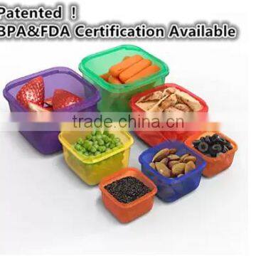 7 Piece Portion Control Containers Kit / 100% Leak Proof 7 Piece Portion Control Containers