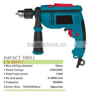 13mm impact drill 710W ID011 / 710W electric impact drill