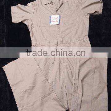 coverall short sleeve worker uniform workwear