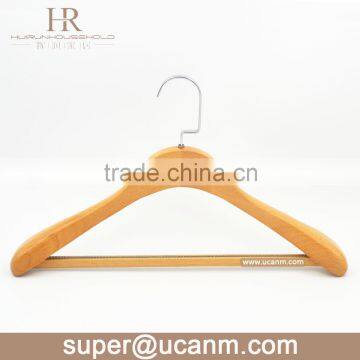 HRW-8602N brand deluxe wooden coat hanger