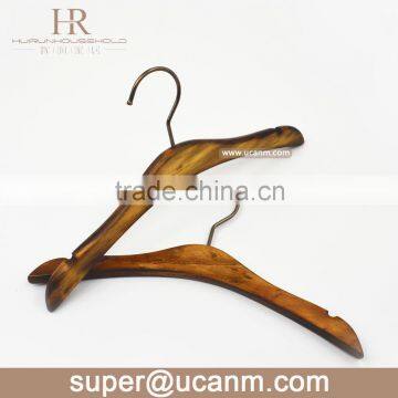 HRW-FF10V antique kids wood coat hangers for clothes