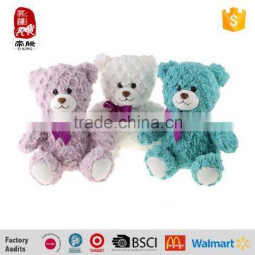 Custom Stuffed Animals White Blue Big Plush Toys Teddy Bears