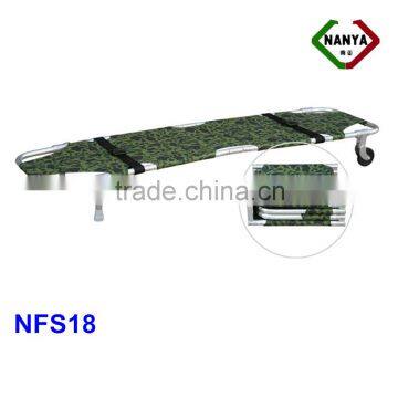 NFS18 Aluminum Alloy Four Folding Military Stretcher