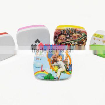 OEM NEW Polymer 3D sublimation lunch boxes High quality Plastic 3d Blank Custom printed lunchbox