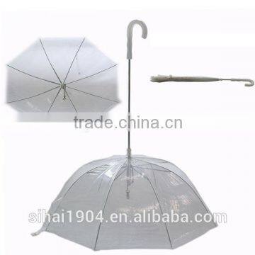 the fashion transparent PVC protect pet dog umbrella