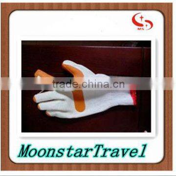 full sizes latex palm coated safety cotton gloves