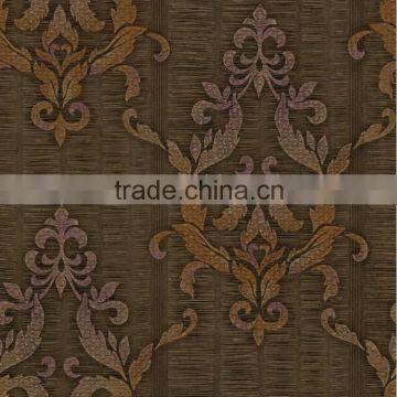 3D wallpaper 2014 new design pvc deep embossed with non-woven backing modern style KC-0701