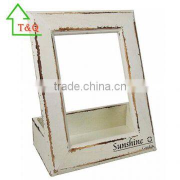 Shabby Chic Wooden Flower Herb Pot