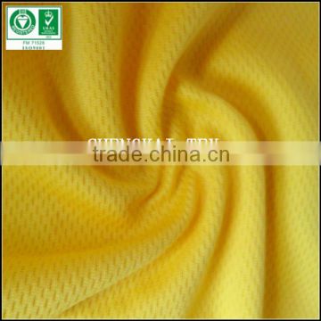 2014 100% polyester mesh jersey fabric wholesale in china