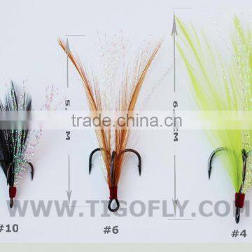 Crystal Flash Salmon Treble Fly Fishing photo-3
