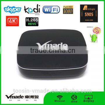 VMADE amlogic s905 install google play store android tv box 4K kodi 16.0