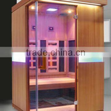 High End Wellness Equipment Carbon Combine Full Spectrum Heater Infrared Sauna Cabin for 2 Person (CE/RoHS)