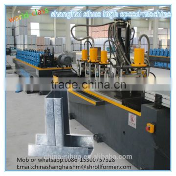 High speed stud galvanized steel profile cold roll former