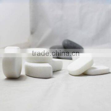 Wholesale Hand Made White Marlbe Cold Face Stone photo-4