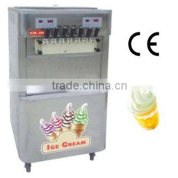 Floor model 2014 4+3 mixed flavors machine to make frozen yogurt (ICM-T395)