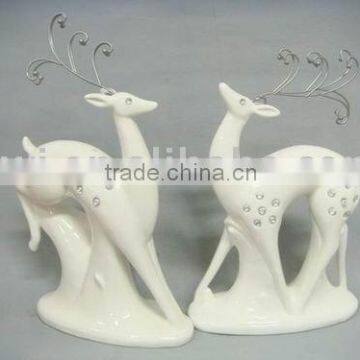 PORCELAIN DEER christmas deer decoration christmas decoration