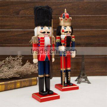 Handsome Nutcracker Soldier, Christmas Decorating Wooden Nutcracker photo-3